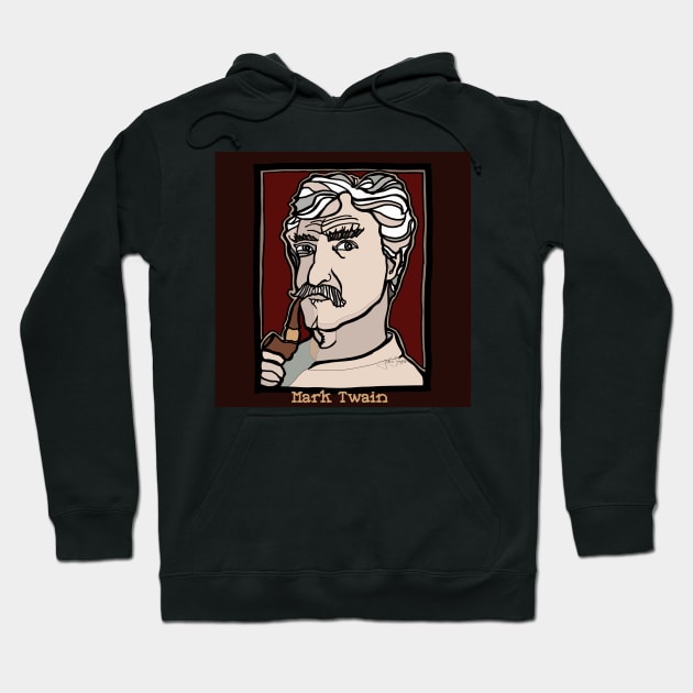 Mark Twain Hoodie by JSnipe